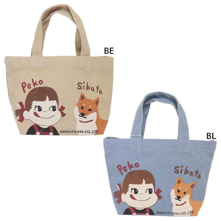 cinemacollection 不二家のペコちゃん ランチバッグ ミニトート ペコとしばた フレンズヒル お弁当かば..