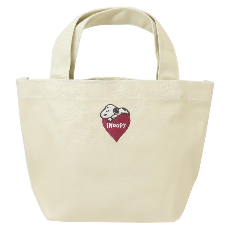 cinemacollection スヌーピー ランチバッグ ミニトート ハートとスヌーピー ピーナッツ カミオジャパン..