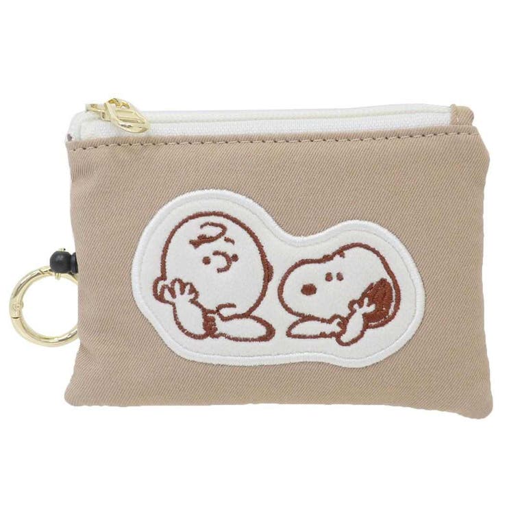 【10％OFFクーポン！3/26(木)1:59まで】cinemacollection スヌーピー キーケース＆定期入れ パスポーチ リール付き BE ピーナッツ マリモクラフト キー＆パスポーチ ICカードケース 鍵ケース パスケース キャラクター グッ