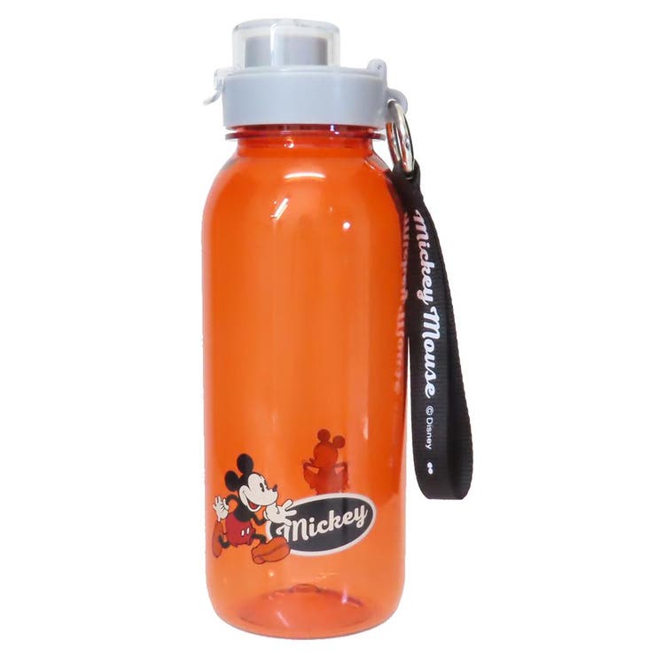 cinemacollection ミッキーマウス 常温水筒 ストラップ付ドリンクボトル L RD ディズニー 大西賢製販 アウトドア レジャー キャラクター グッズ 食器・キッチン用品