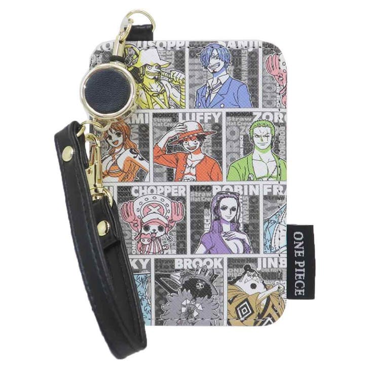 【10％OFFクーポン！2/10(火)1:59まで】cinemacollection ワンピース 定期入れ リール付きパスケース シングルパスケース 麦わらの一味 少年ジャンプ ケイカンパニー ICカードケース アニメキャラクター グッズ 小物
