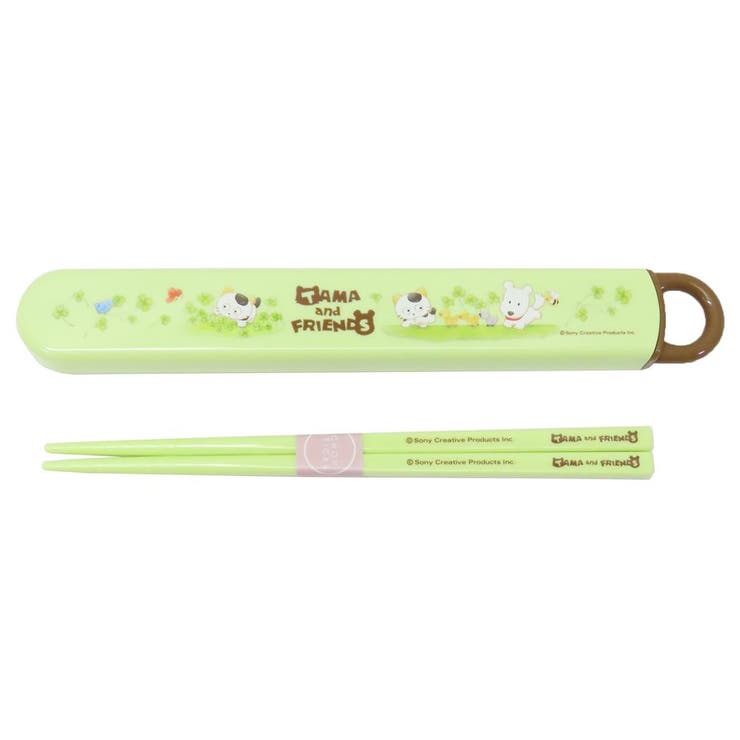 cinemacollection タマ＆フレンズ 抗菌スライド箸＆箸箱セット 抗菌食洗機対応箸箱セット スケーター 新学期準備 キャラクター グッズ 食器・キッチン用品