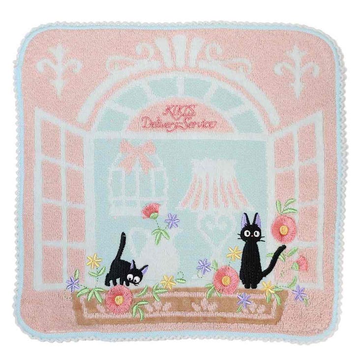 cinemacollection 魔女の宅急便 ミニタオル シャーリングハンカチタオル フラワーウィ ...