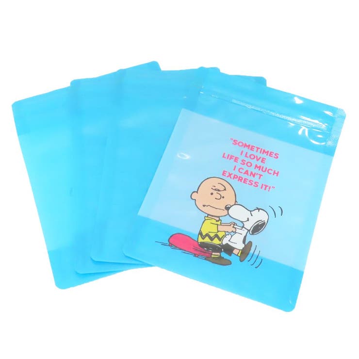 cinemacollection スヌーピー 小分けビニール袋 ストレージバッグ ブルー SN＆CB BL ピーナッツ 大西賢製販 ギフトバッグ キャラクター グッズ ファッション雑貨