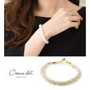 CREAM-DOT ブレスレット レディース パール 3連パール 小粒 華奢 ゴールド アジャスター 上品 清楚 結婚式 お呼ばれ ドレス フォーマルアクセサリー 大人 カジュアル オフィス プレゼント ギフト 女性 おしゃれ アクセサリー