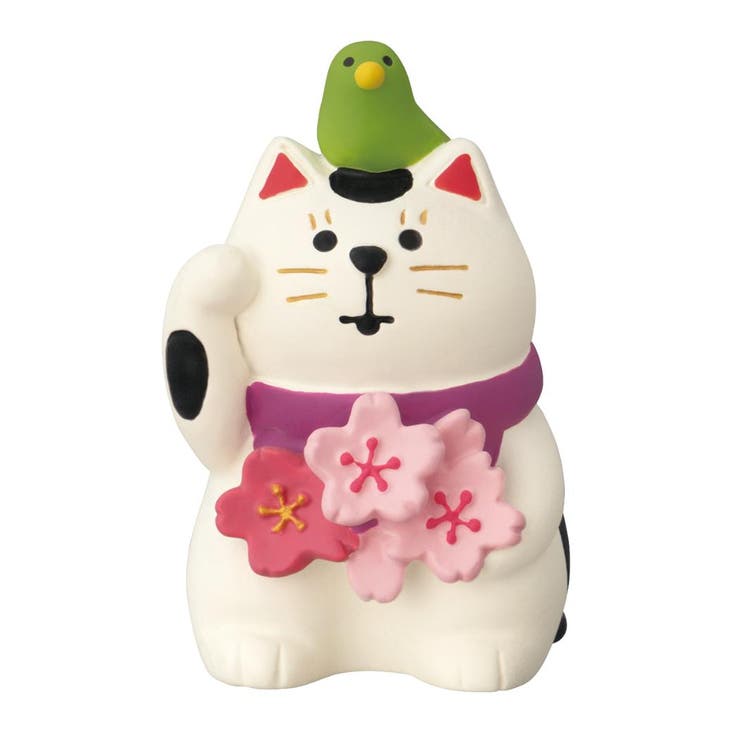 cinemacollection concombre しあわせ、まんぷく、お花見会 マスコット 桜まねき猫 デコレ プレゼント インテリア かわいい グッズ 寝具・インテリア雑貨