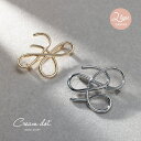 CREAM-DOT ブローチ 普段使い フォーマル 卒業式 卒園式 入学式 入園式 ママスーツ おしゃれ コサージュ 華やか ピン 上品 エレガント手書き風 モノグラム メタル 変形 曲線 大人 ゴールド シルバー アクセサリー