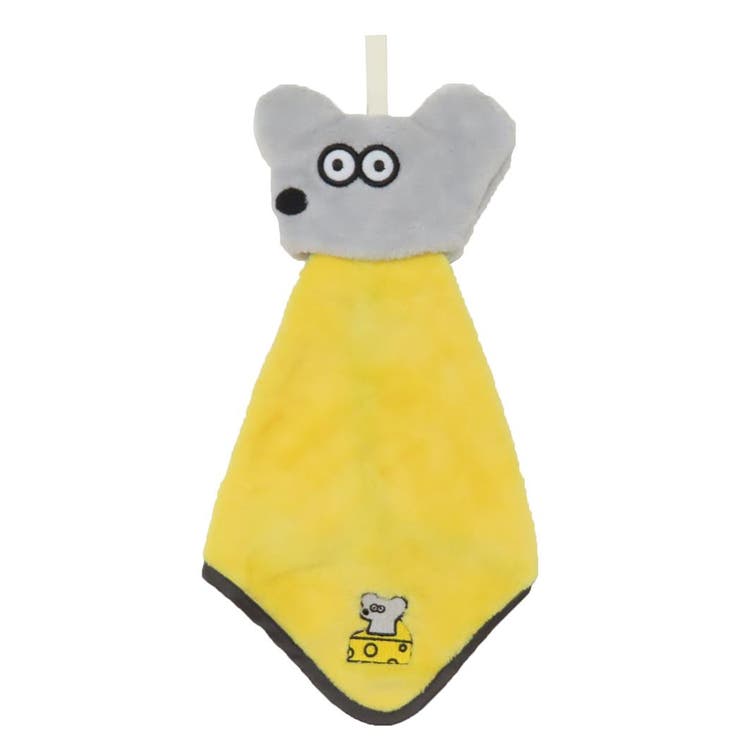 【10％OFFクーポン！2/10(火)1:59まで】cinemacollection ねずみのANDY 吊り下げマスコットタオル マイクロループタオル イエローチーズ アンディ 丸眞 お手拭きタオル キャラクター グッズ バス・トイレ・掃除洗濯