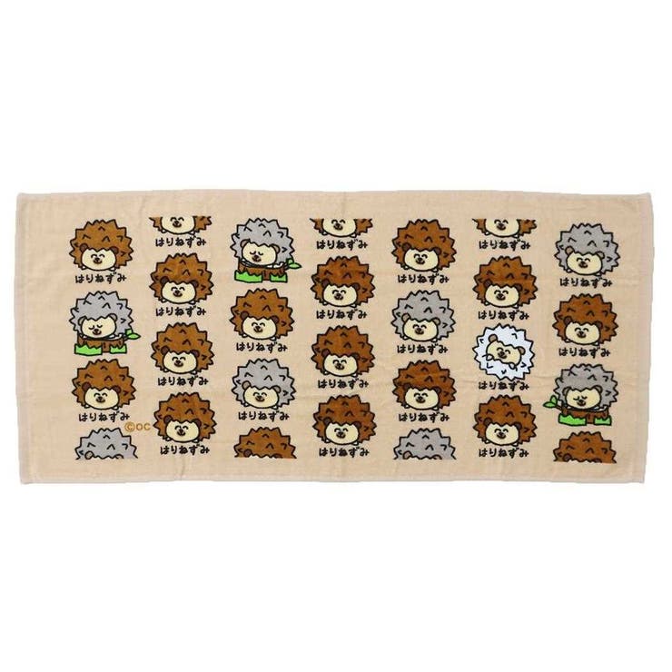 【10％OFFクーポン！2/10(火)1:59まで】cinemacollection おえかきさん フェイスタオル プリントロングタオル はりねずみさん オクタニ おもしろタオル 面白雑貨 グッズ バス・トイレ・掃除洗濯
