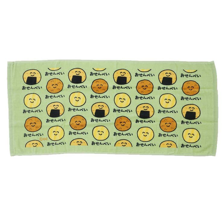 cinemacollection おえかきさん フェイスタオル TOWEL ロングタオル おせんべいさん オクタニ おもしろ雑貨 おもしろタオル グッズ バス・トイレ・掃除洗濯