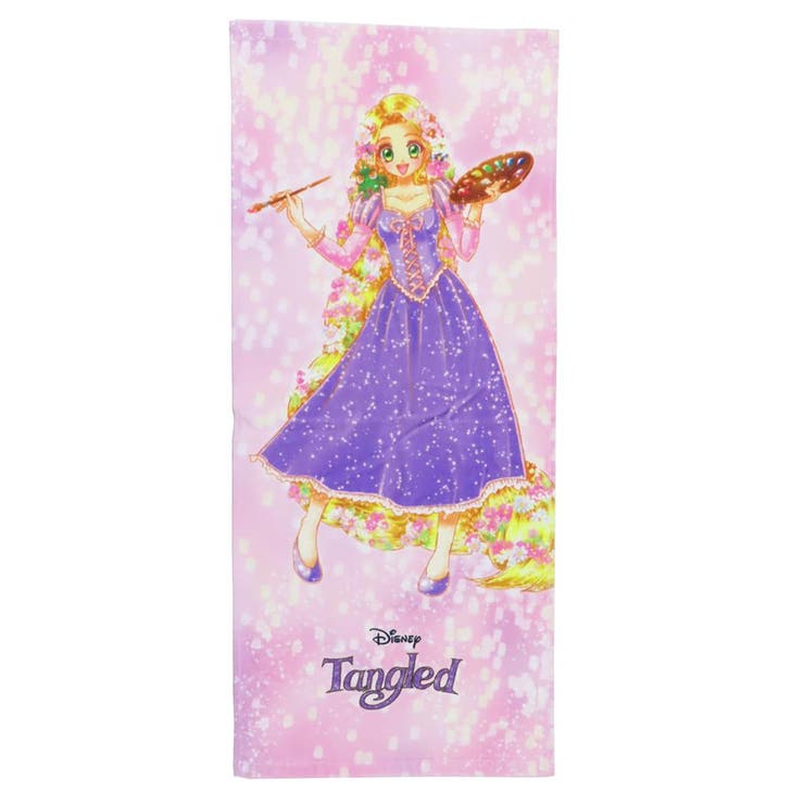 【10％OFFクーポン！2/10(火)1:59まで】cinemacollection 塔の上のラプンツェルx中川翔子 フェイスタオル プリントロングタオル シャイニングラプンツェル ディズニープリンセス 林タオル 新生活雑貨 キャラクター グッズ バス・