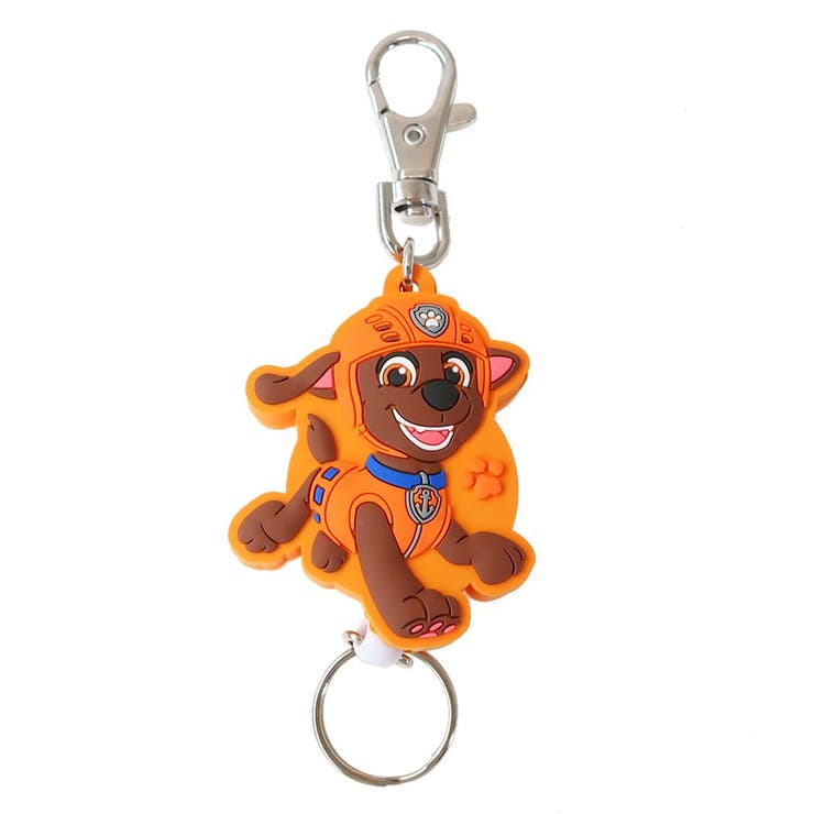 cinemacollection パウパトロール キーリング ラバーリールキーホルダー ズーマ エスケイジャパン 鍵ホルダー アニメキャラクター グッズ 小物