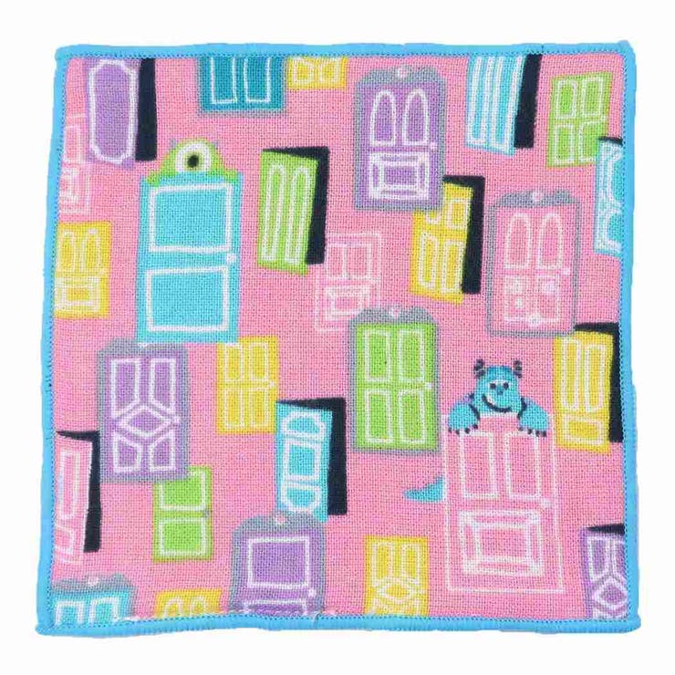 cinemacollection モンスターズインク ミニ ミニタオル 抗菌防臭 片面ガーゼ まめタオル パニックドア ディズニー 丸眞 ハンカチタオル キャラクター グッズ シネマコレクション 小物