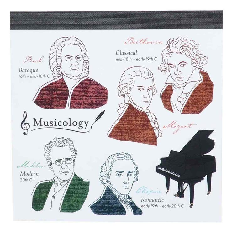 【ポイント2倍＆クーポン！3/11(水) 1:59まで】cinemacollection STUDY HOLIC メモ帳 スクエアメモパッド 音楽学 Green Flash 新学期準備文具 事務用品 グッズ その他