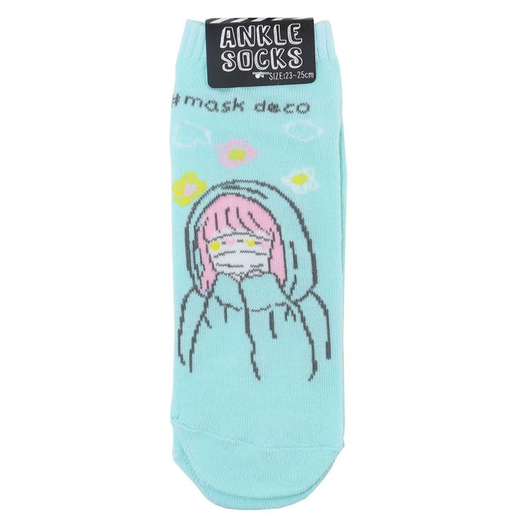 cinemacollection 女性用靴下 レディースアンクルソックス MASK DECO オクタ ...