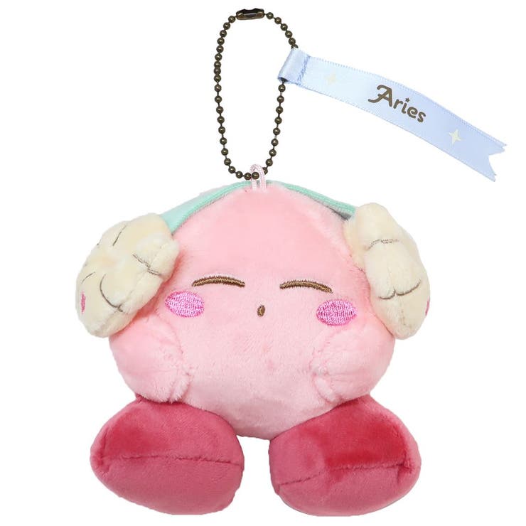 cinemacollection 星のカービィ マスコット ミニぬいぐるみボールチェーン おひつじ座 三英貿易 プレゼント キャラクター グッズ 小物