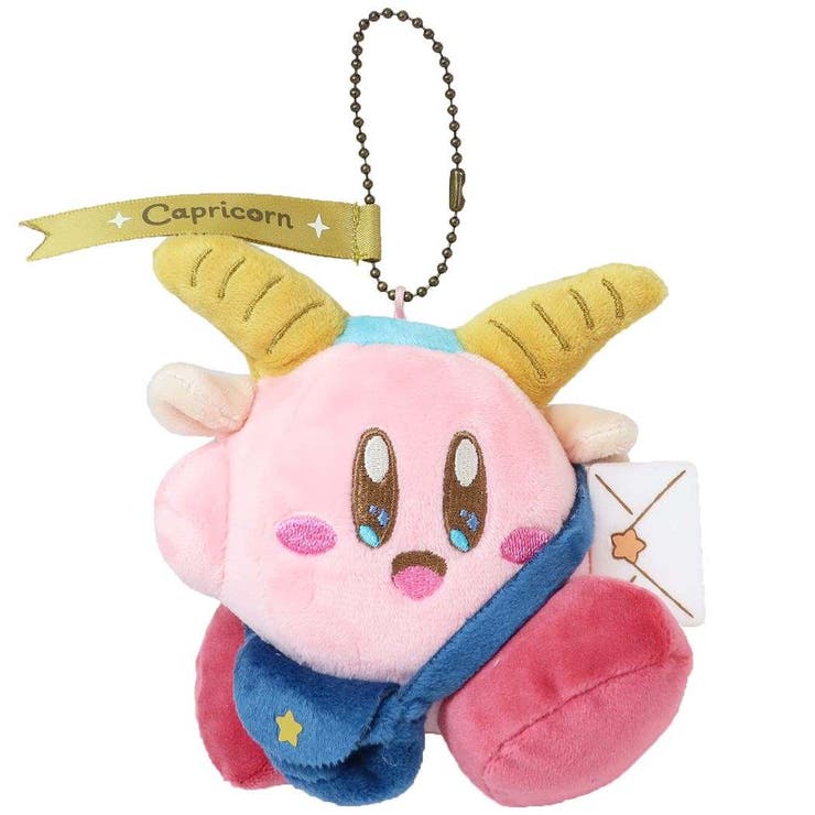 【10％OFFクーポン！4/10(金)1:59まで】cinemacollection 星のカービィ マスコット ミニぬいぐるみボールチェーン やぎ座 三英貿易 プレゼント キャラクター グッズ 小物