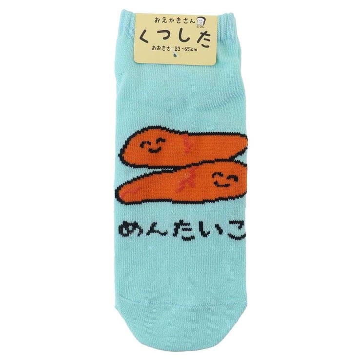 cinemacollection 女性用靴下 レディースアンクルソックス めんたいこさん オクタニ 大人向け かわいい..