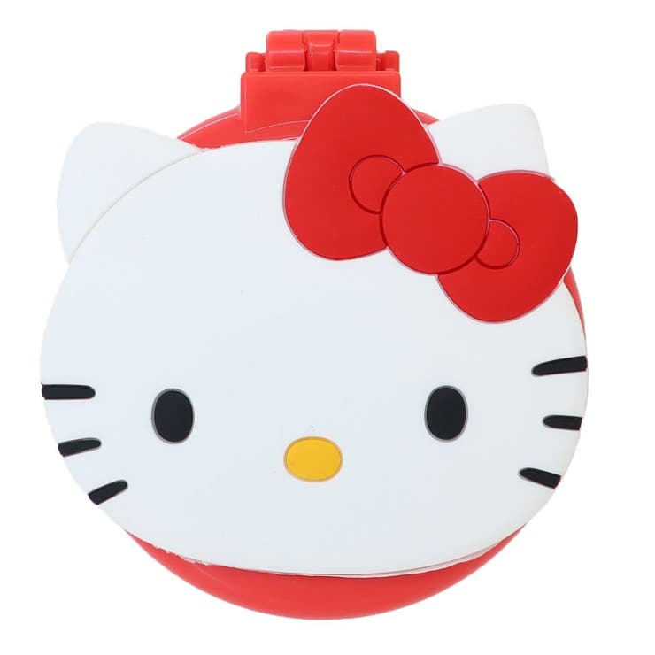 【10％OFFクーポン！5/7(木)9:59まで】cinemacollection ハローキティ 手鏡 ミラー付きブラシ HelloKitty サンリオ ユニック プレゼント キャラクター グッズ 小物cinemacollection ハローキティ 手
