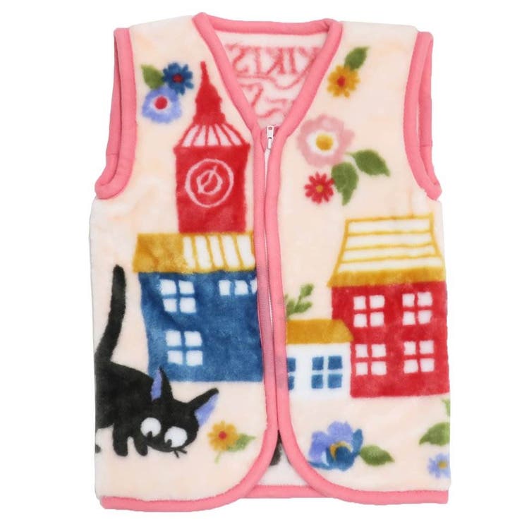 cinemacollection 魔女の宅急便 子供用 防寒 寝具 キッズ スリーパー S ジジ 花 ...