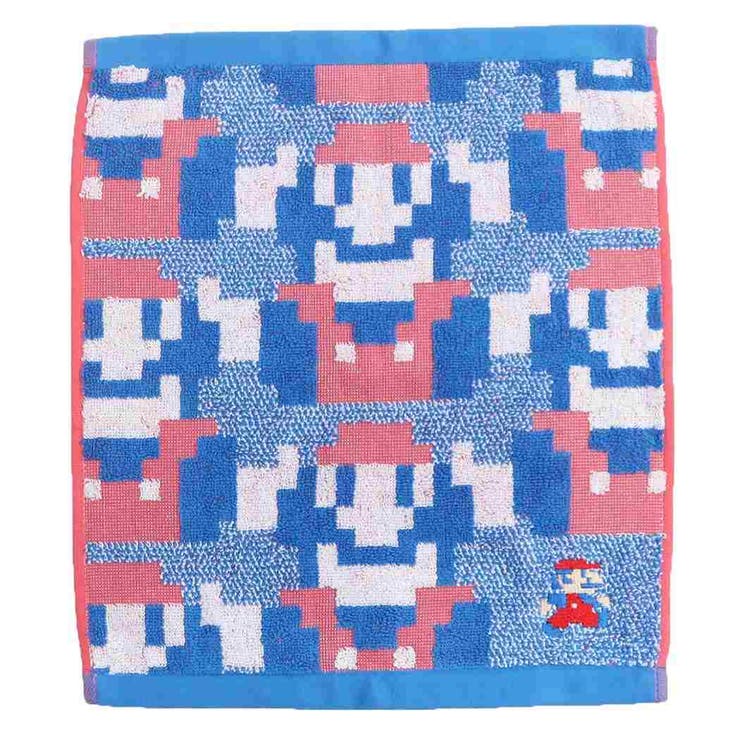 【10％OFFクーポン！2/10(火)1:59まで】cinemacollection スーパーマリオ ハンドタオル ジャガード ウォッシュタオル エンドパターン 丸眞 汗拭きタオル 子ども キッズ キャラクター グッズ シネマコレクション 小物