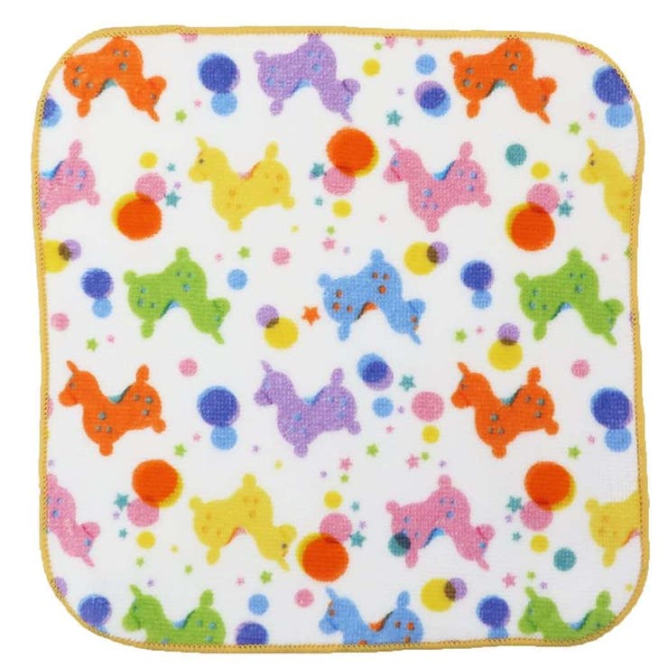 【10％OFFクーポン！2/10(火)1:59まで】cinemacollection ロディ RODY ミニタオル シャーリングハンカチ カラフル ウェーブ COCOWALK ハンカチタオル プレゼント ギフト グッズ 小物