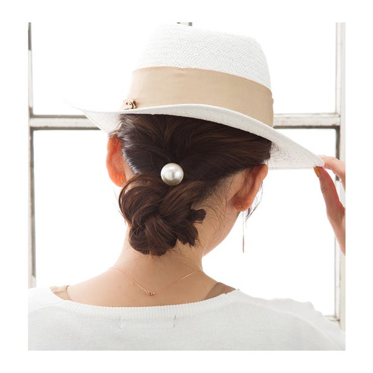 【10％OFFクーポン！7/11(土)1:59まで】CREAM-DOT ヘアゴム パール 一粒 大粒 大ぶ...