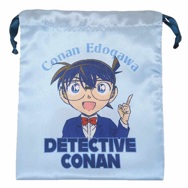【10％OFFクーポン！2/10(火)1:59まで】cinemacollection 名探偵コナン 巾着袋 リボン巾着 コナン＆新一 少年サンデー スモールプラネット きんちゃくポーチ 小物入れ アニメキャラクター グッズ 浴衣・着物