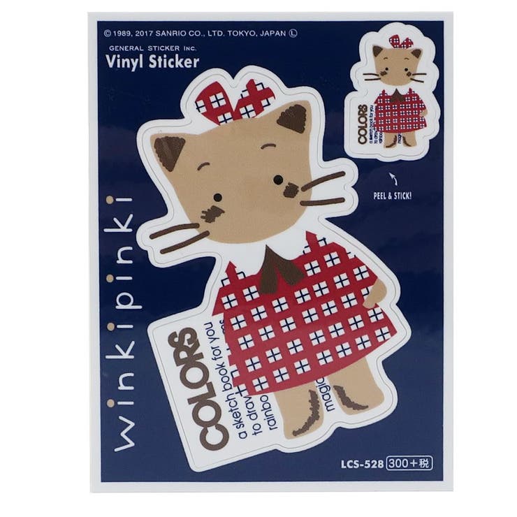 cinemacollection ウィンキーピンキー ステッカー ビニールステッカー なつかしシリーズ サンリオ ゼネラルステッカー DECOシール かわいい キャラクター グッズ 通販 シネマコレクション スポーツ