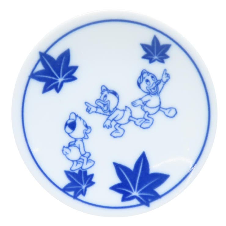 【10％OFFクーポン！2/23(月)1:59まで】cinemacollection ヒューイ デューイ ルーイ 小皿 豆皿 ディズニー 三郷陶器 小粋染付 キャラクター グッズ 食器・キッチン用品