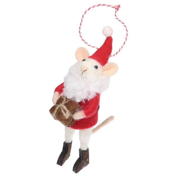 cinemacollection マスコット フエルト マウスサンタギフト クリスマス APJ Xmas かわいい グッズ ファッション雑貨