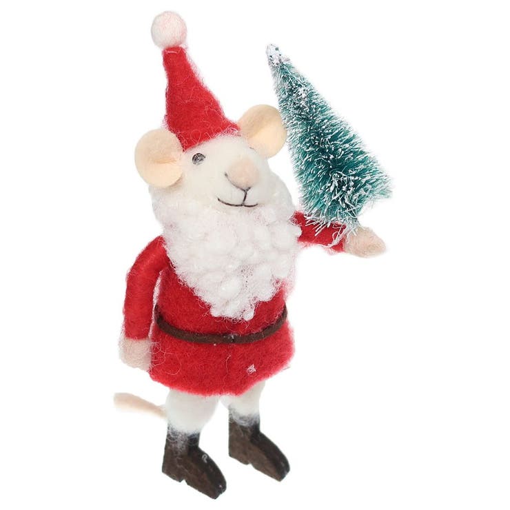 cinemacollection マスコット フエルト マウスサンタツリー クリスマス APJ Xmas かわいい グッズ ファッション雑貨