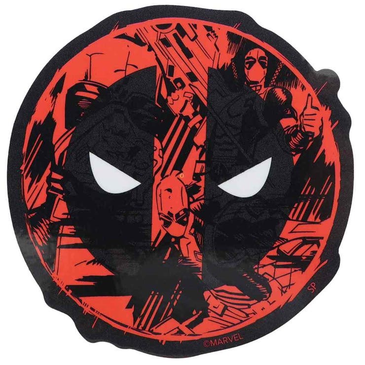 【10％OFFクーポン！2/10(火)1:59まで】cinemacollection デッドプール ビッグシール ダイカットビニールステッカー アイコン MARVEL スモールプラネット デコシール 耐水性 キャラクター グッズ 【MARVELCorne