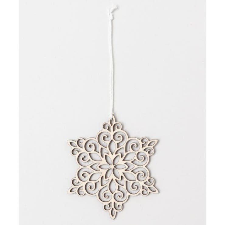 cinemacollection クリスマス/Xmas ウッドオーナメント SNOW アミナコレクション クリスマス おしゃれ グッズ ファッション雑貨