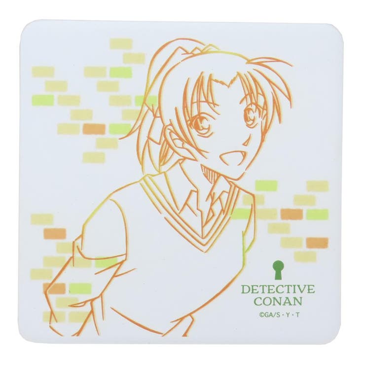 【10％OFFクーポン！2/10(火)1:59まで】cinemacollection 名探偵コナン テーブルウェア 角型陶製吸水コースター 和葉 少年サンデー 金正陶器 プレゼント アニメキャラクター グッズ 食器・キッチン用品