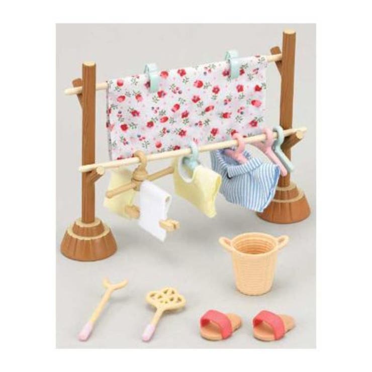 cinemacollection シルバニアファミリー マスコット カー610 ものほしセット Sylvanian Families サンヨープレジャー コレクション雑貨 人形 グッズ ファッション雑貨