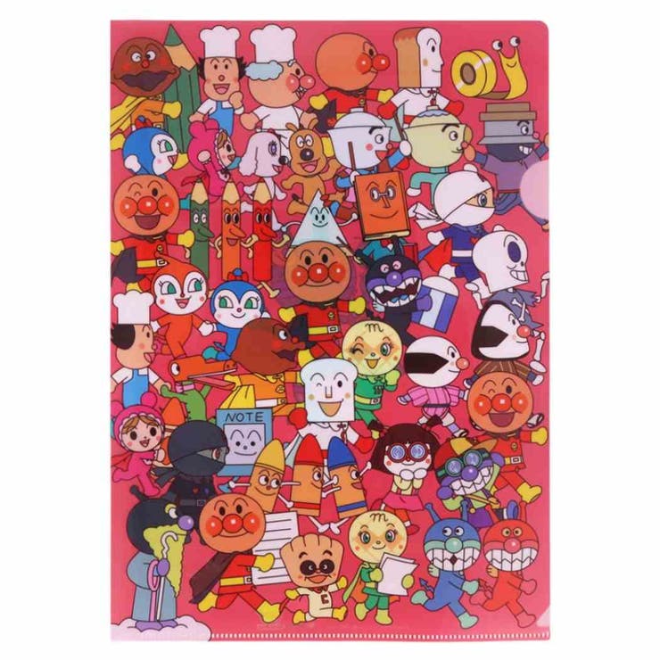 cinemacollection アンパンマン クリアフォルダー クリアファイルA4 みんな1 Smile Plus サンスター文具 文具 アニメキャラクター グッズ 文房具