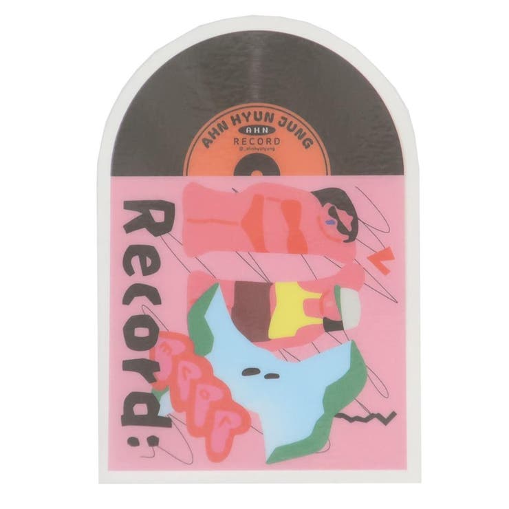 【ポイント2倍＆クーポン！3/11(水) 1:59まで】cinemacollection Ahn Hyun Jung ステッカー CREATORS CIRCUS クリエイターズサーカス Vol.3 RECORD フロンティア 耐水 耐光 デコシール