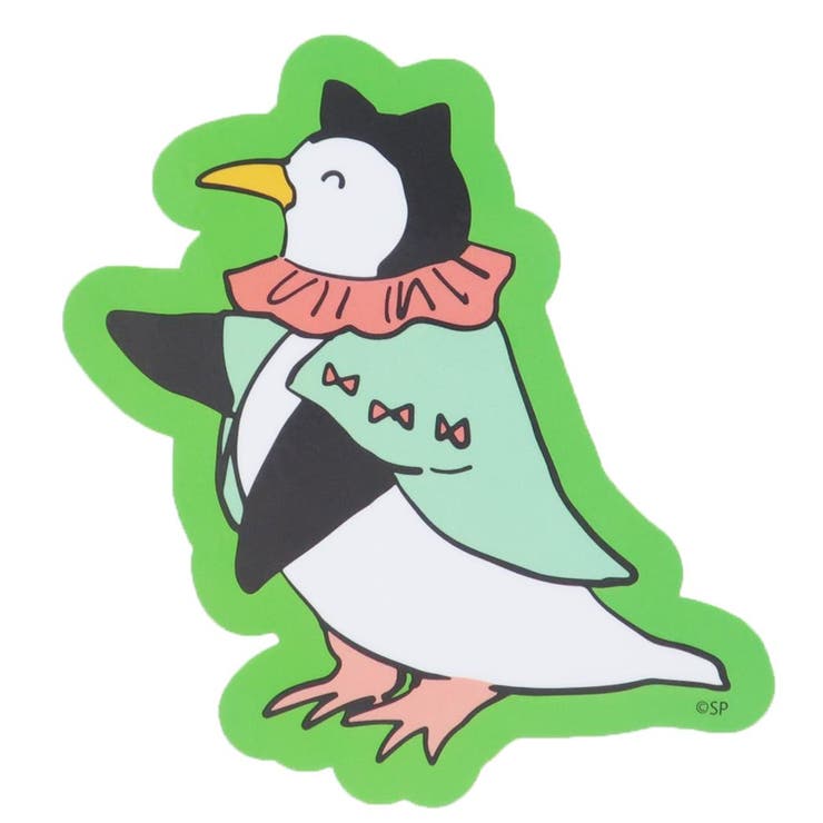 cinemacollection ラブリーフレンズ ダイカットシール キャラクターステッカー 猫耳ペンギン スモール..