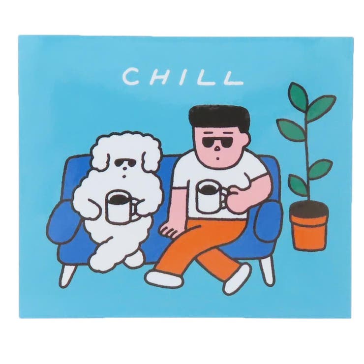 cinemacollection Okuta ステッカー CREATORS CIRCUS クリエイターズサーカス CHILL フロンティア 耐水 耐光 デコシール グッズ 文房具