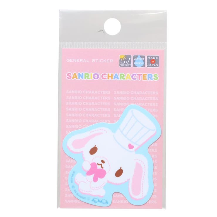 【10％OFFクーポン！2/10(火)1:59まで】cinemacollection シュガーバニーズ ビニールシール ダイカット ミニステッカー しろうさ サンリオ ゼネラルステッカー DECOシール 耐光 耐水 日本製 キャラクター グッズ 文房具