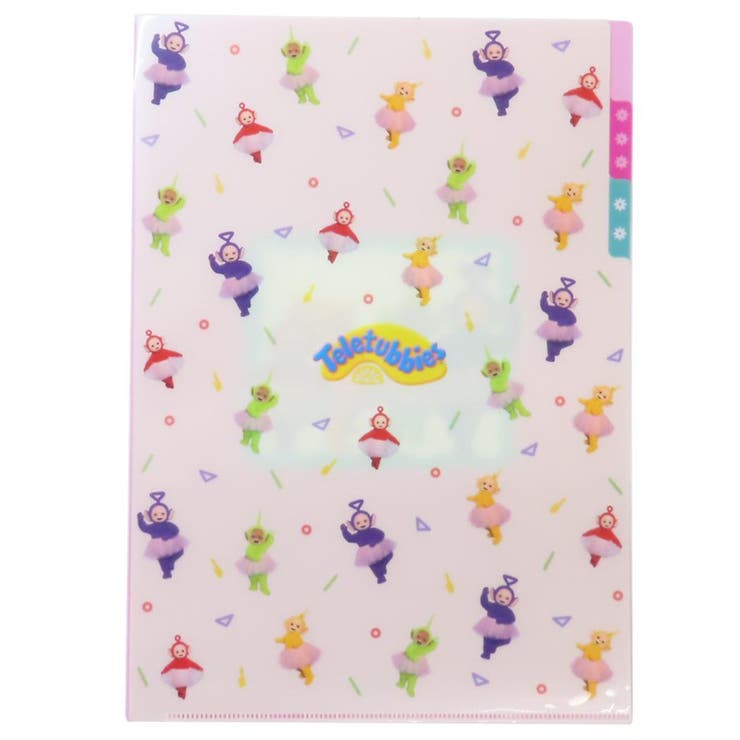 【10％OFFクーポン！3/26(木)1:59まで】cinemacollection テレタビーズ ポケットファイル A4ポケットクリアファイル Skirt Green Flash 新学期準備文具 キャラクター グッズ 文房具