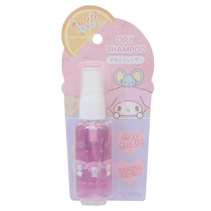 cinemacollection マイメロディ 衛生雑貨 ドライシャンプー オレンジの香り サンリオ カミオジャパン リフレッシュミスト 髪 全身 キャラクター グッズ ヘアケア
