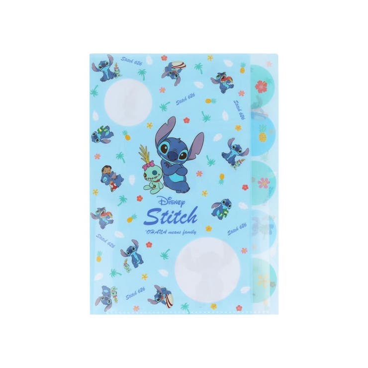 【10％OFFクーポン！2/10(火)1:59まで】cinemacollection リロ＆スティッチ ポケットファイル ダイカットクリアファイル5P 2D ディズニー サンスター文具 新学期準備文具 小学生 中学生 キャラクター グッズ 文房具