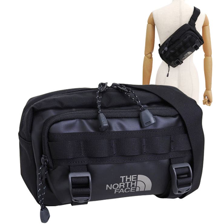 【ポイント2倍＆クーポン！3/11(水) 1:59まで】Riverall THE NORTH FACE ノースフェイス バッグ レディース ボディバッグ ブラック BASE CAMP LUMBAR NF0A8BK5-BIA-BLACK THE NOR
