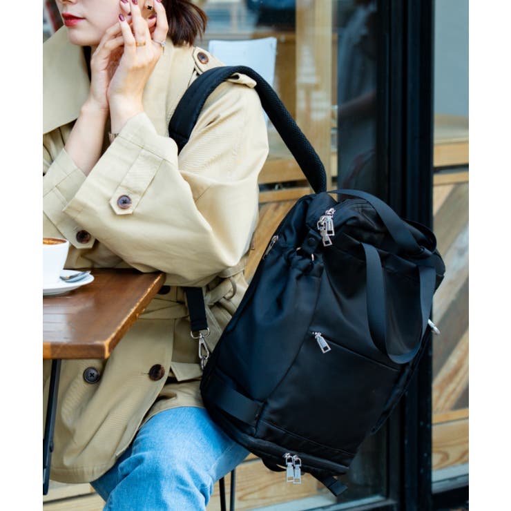 【10％OFFクーポン！3/26(木)1:59まで】DEVICE 【インフルエンサーゆいさんコラボ】REAIMER（リエメ）3way マザーズバッグ ミニショルダーバッグ付き MRN25088 バッグ・鞄