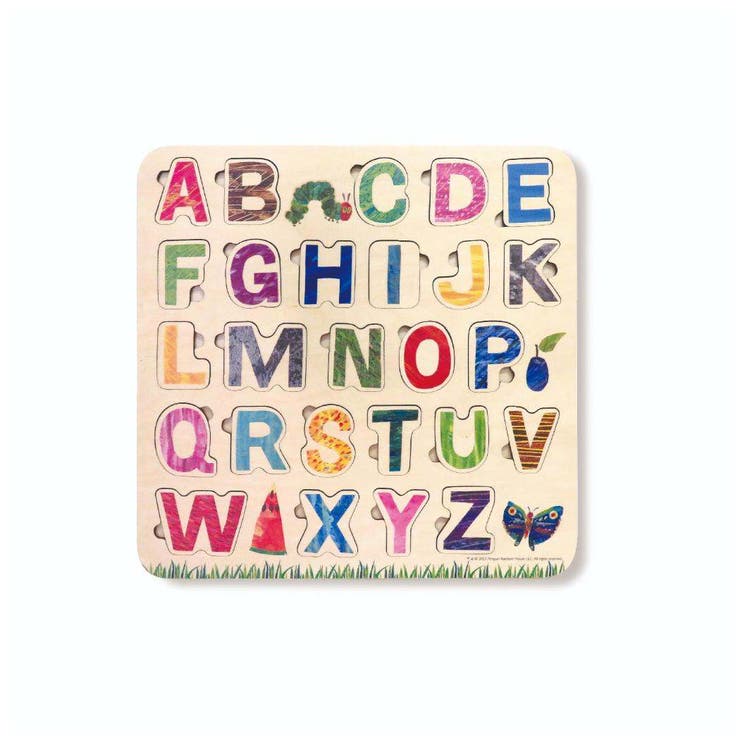 【10％OFFクーポン！6/11(木)1:59まで】cinemacollection【KIDS】 はらぺこあおむし 知育玩具 アルファベットパズル26ピース エリックカール サンヨープレジャー おもちゃ 室内遊び 子供 絵本キャラクター グッズ ファッシ