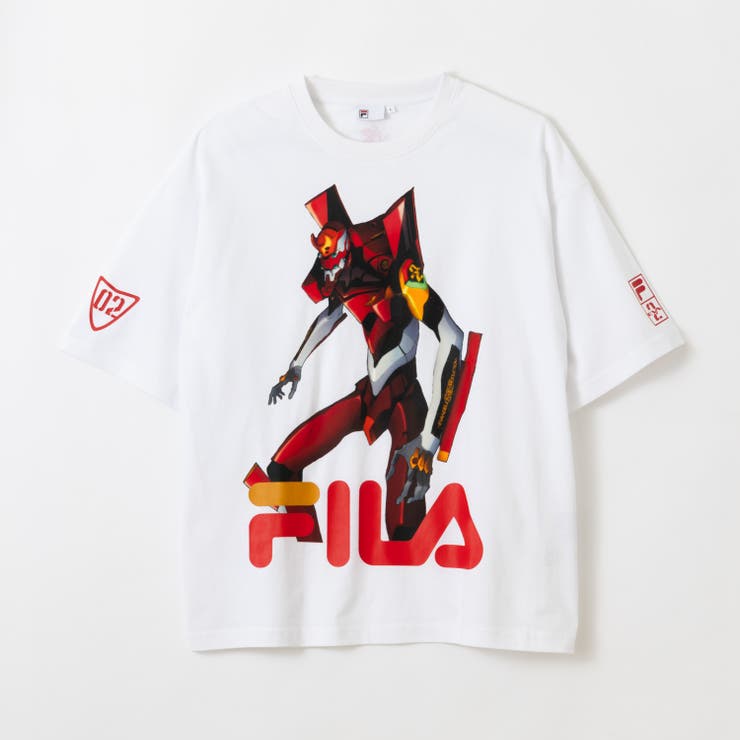 FILA Evangelion/에반게리온/그래픽 T셔츠/반소매 TEE/레이디스/맨즈/유니섹스/프린트 T/GRAPHIC T-SHIRT 탑스