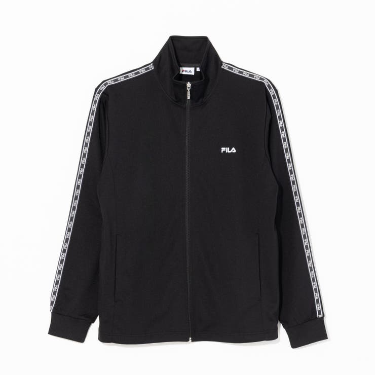 FILA LOGO TAPED JERSEY JACKET スポーツウェア・フィットネスウェア