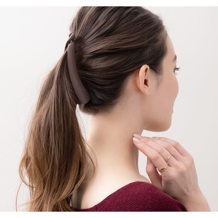 CREAM-DOT バナナクリップ 大きめ しっかり留まる ヘアクリップ シンプル ヘアアク...